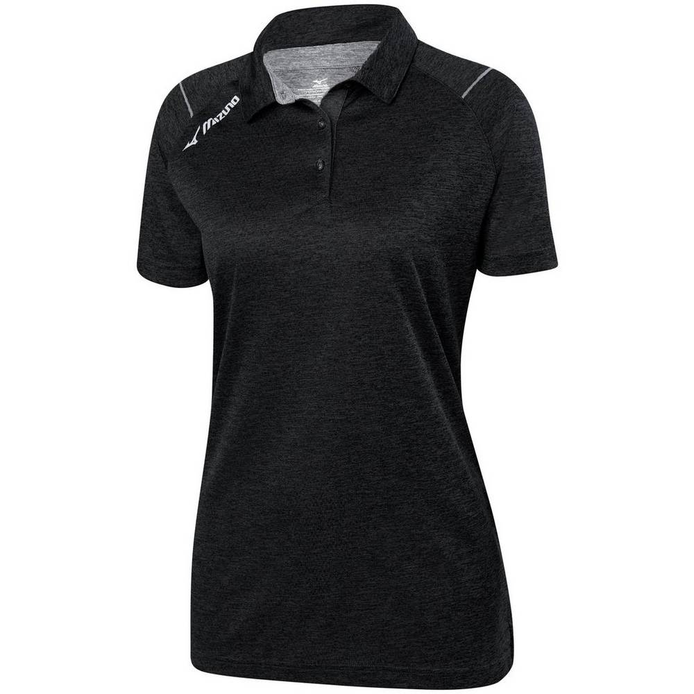 Camisas Polo Mizuno Voleibol Mizuno - Mulher - Pretas - PTWVG1498